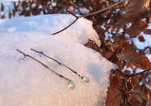 Load image into Gallery viewer, Birch branch earrings
