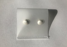 Load image into Gallery viewer, Silver Shell Stud Earrings