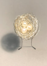 Load image into Gallery viewer, Silver and Pearl Nest