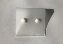 Load image into Gallery viewer, Silver Shell Stud Earrings
